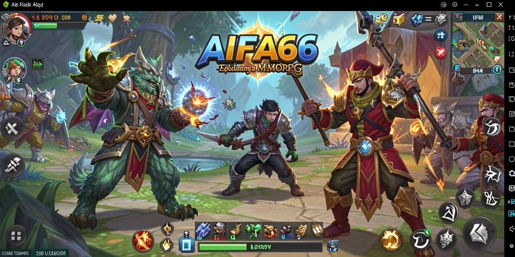 Tampilan gameplay menarik AIFA66 dalam dunia MMORPG.