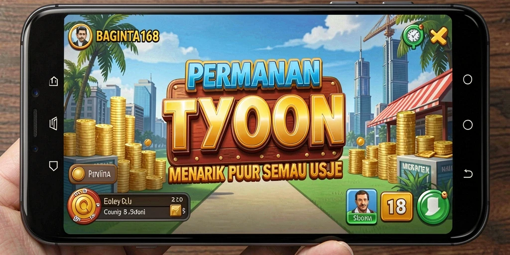 Screenshot gameplay Tycoon yang menarik dari BAGINTA168.