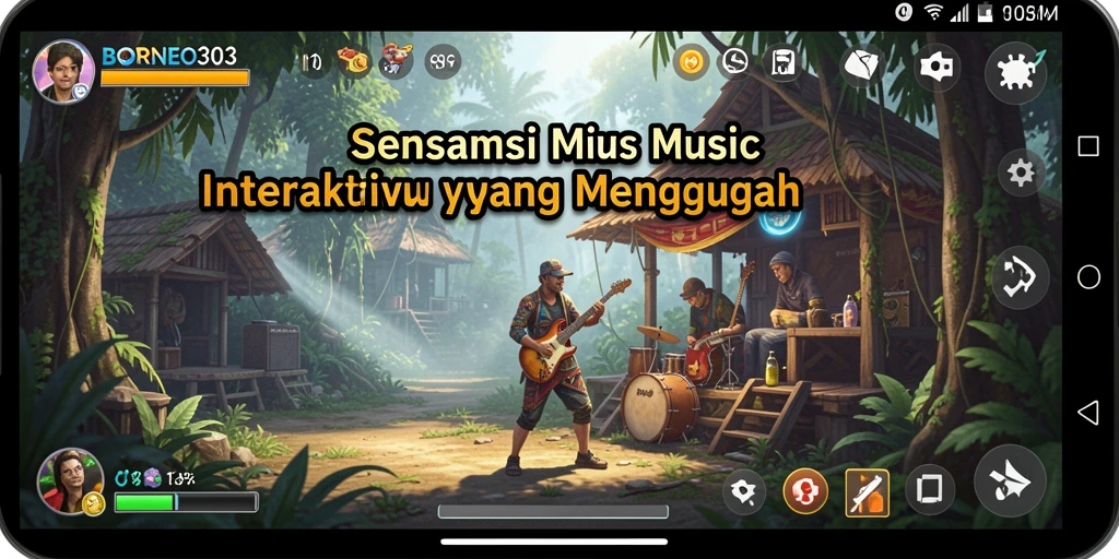 Tampilan gameplay interaktif di BORNEO303 yang menyenangkan.