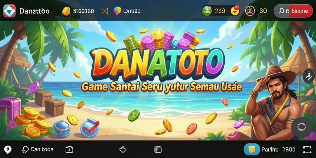 Screenshot menampilkan gameplay seru dan interaktif dari DANATOTO.