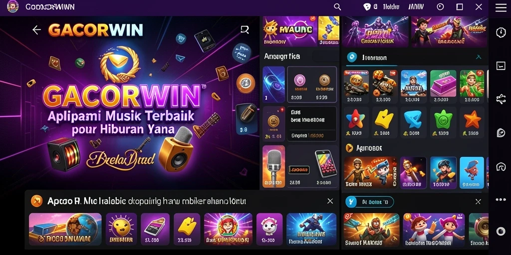 Tampilan gameplay aplikasi GACORWIN yang seru dan interaktif.