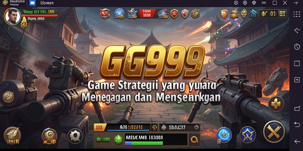 Tampilan gameplay GG999 yang menegangkan dan strategis.