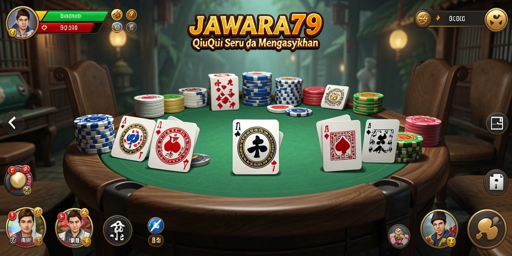 Tampilan gameplay QiuQiu yang seru dan interaktif di JAWARA79.