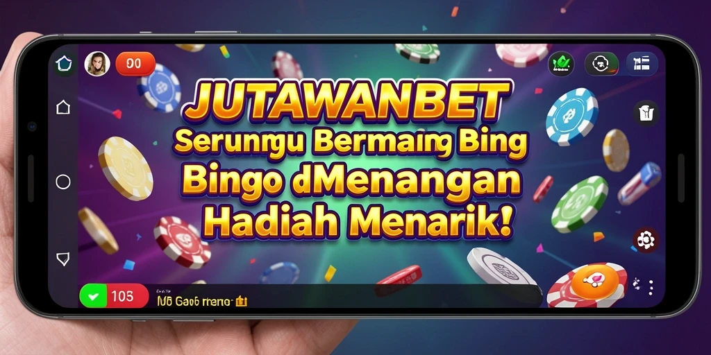 Tampilan gameplay Bingo yang seru di JUTAWANBET.