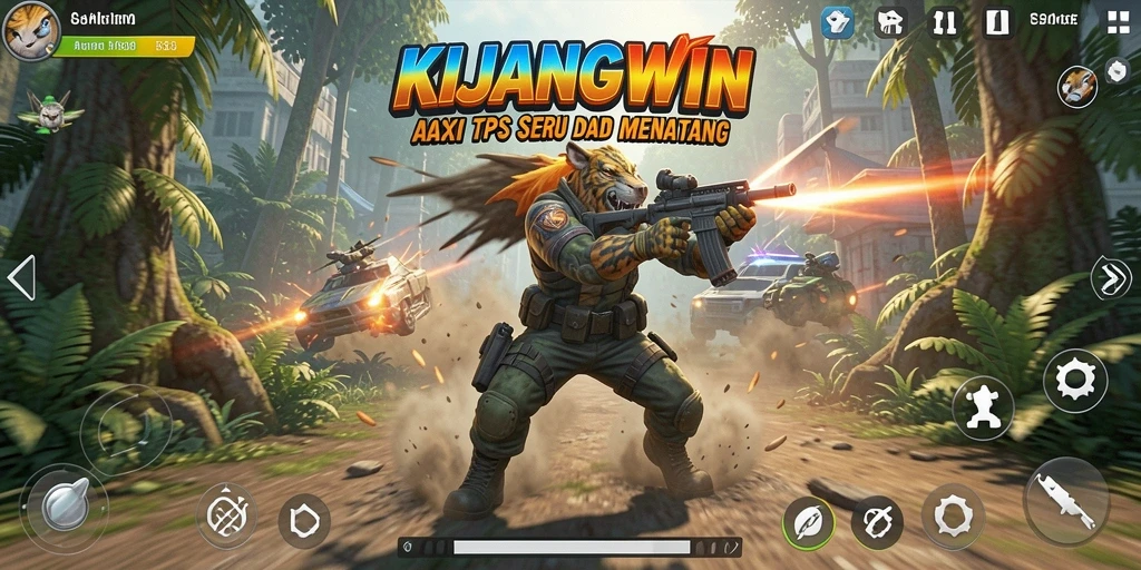 Tampilan gameplay seru dalam KIJANGWIN yang mendebarkan.