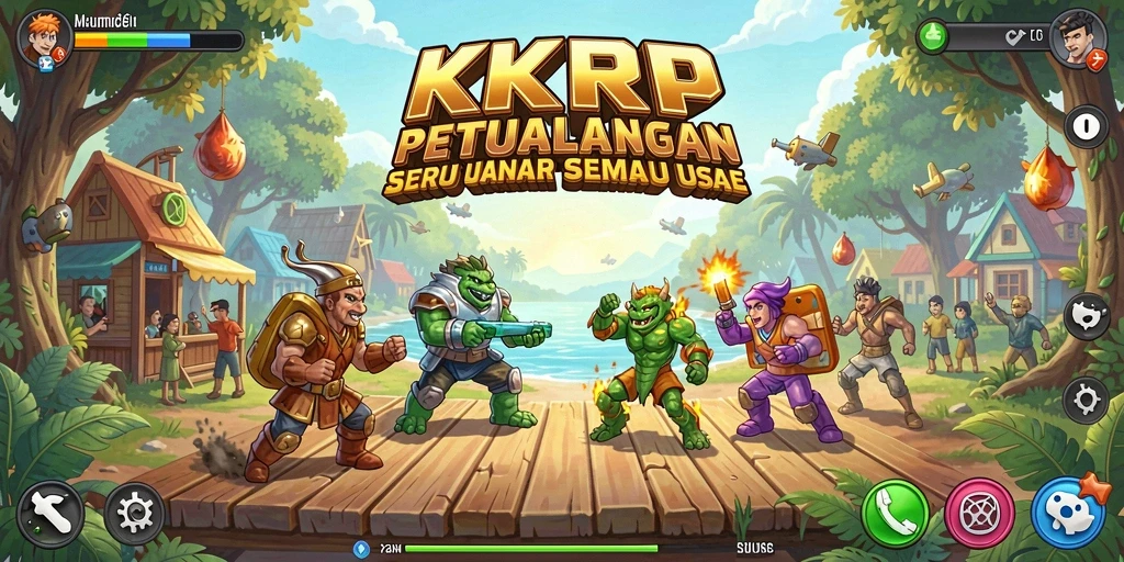 Screenshot gameplay KKRP menampilkan aksi seru dan grafis menawan.