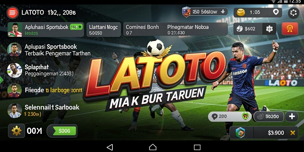 Tampilan gameplay LATOTO yang dinamis dan menarik.