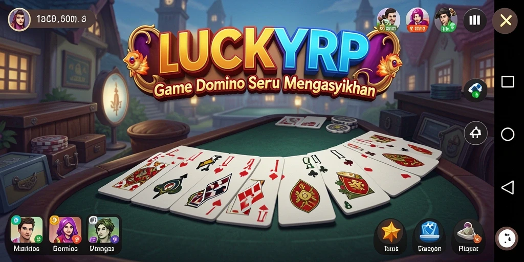 Tampilan gameplay seru di LUCKYRP dengan teman-teman.