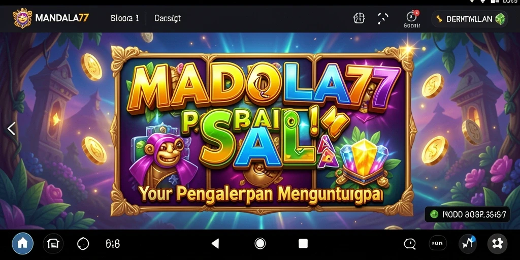 Tampilan gameplay Slot MANDALA77 yang mengasyikkan dan menantang.