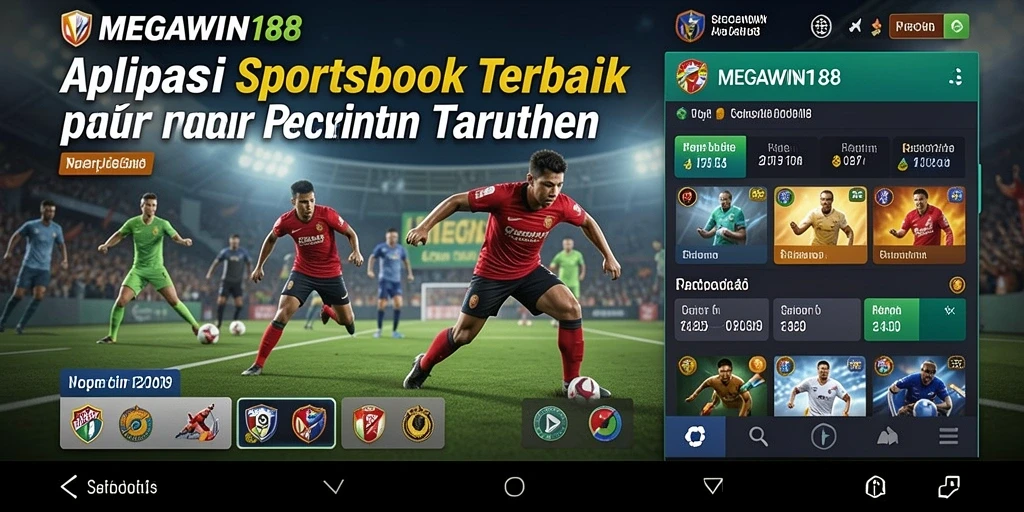 Tangkapan layar MEGAWIN188 menampilkan antarmuka taruhan yang menarik dan interaktif.