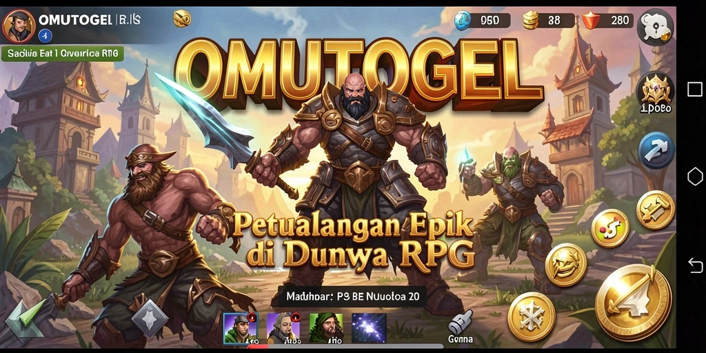 Tampilan gameplay RPG yang penuh aksi dan petualangan.