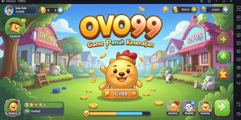Gameplay Idle OVO99 yang menarik dan penuh warna.