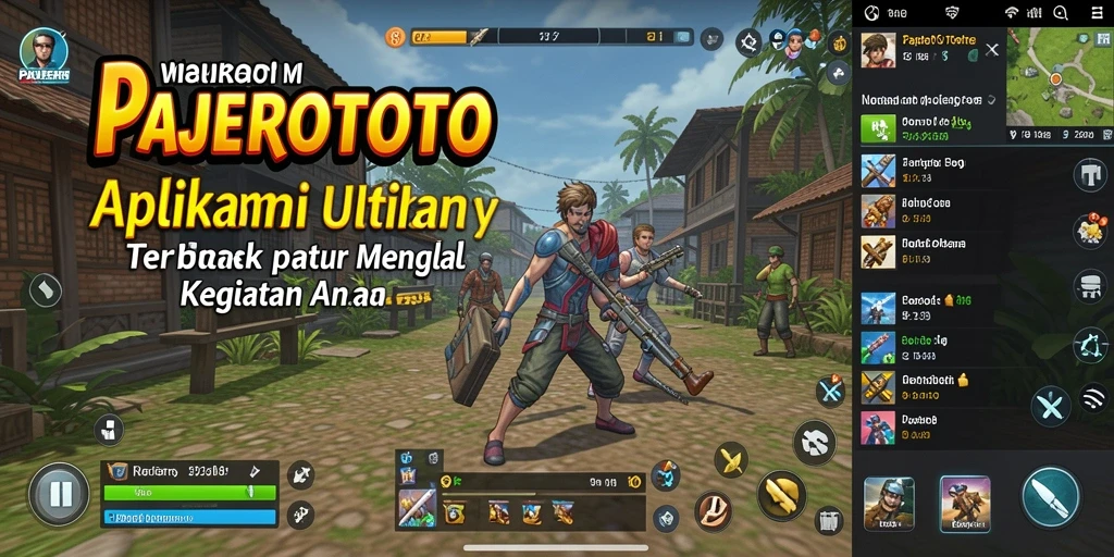 Tampilan antarmuka PAJEROTOTO yang sederhana dan efektif.