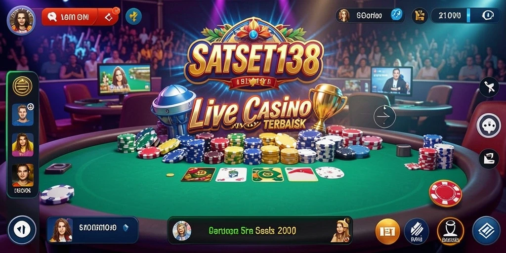 Tampilan permainan Live Casino yang menarik dan interaktif.