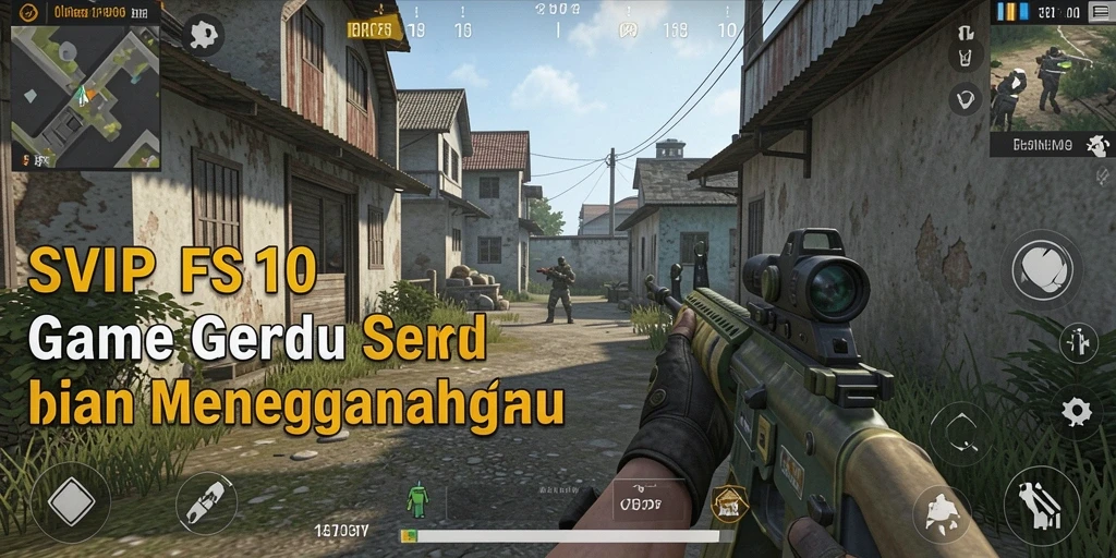 Gameplay menarik dalam SVIP10 yang menampilkan aksi tembak menembak seru.