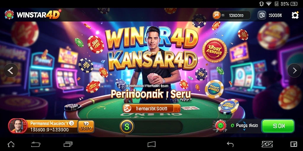 Tampilan gameplay menarik dari WINSTAR4D dalam dunia Kasino.