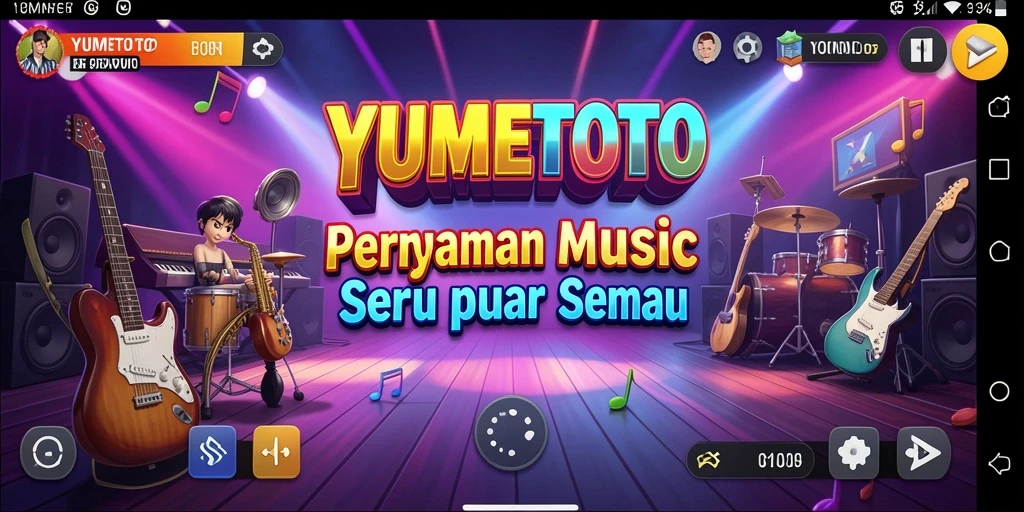 Tampilan gameplay YUMETOTO yang menarik dan dinamis.